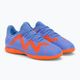PUMA Future Play IT scarpe da calcio per bambini blu glimmer/puma bianco/ultra arancione 4