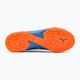 PUMA Future Match TT + Mid blu glimmer/puma bianco/ultra arancione scarpe da calcio per bambini 5
