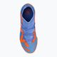 PUMA Future Match TT + Mid blu glimmer/puma bianco/ultra arancione scarpe da calcio per bambini 6