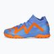 PUMA Future Match TT + Mid blu glimmer/puma bianco/ultra arancione scarpe da calcio per bambini 10