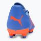 Scarpe da calcio PUMA Future Play FG/AG blu glimmer/puma bianco/ultra arancione per bambini 9