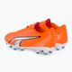 PUMA Ultra Play FG/AG ultra arancione/puma bianco/blu glimmer scarpe da calcio per bambini 3