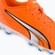PUMA Ultra Play FG/AG ultra arancione/puma bianco/blu glimmer scarpe da calcio per bambini 9
