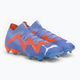 PUMA Future Ultimate FG/AG blu glimmer/puma bianco/ultra orange scarpe da calcio da uomo 4