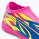 Scarpe da calcio per bambini PUMA Ultra Match LL Energy TT + Mid rosa luminoso/ultra blu/giallo allerta 8