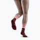 CEP Calze da corsa a compressione da donna 4.0 Mid Cut rosa/rosso scuro 6