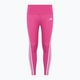 Leggings per bambini adidas Essentials Aerorady 3-Stripes a vita alta semi lucidi fucsia/bianco