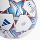 Adidas UCL League 23/24 bianco / argento metallico / ciano brillante dimensioni 5 calcio 4