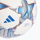 adidas UCL Junior 290 League calcio 23/24 bianco / argento metallico / ciano brillante taglia 4 2