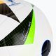 Adidas Fussballiebe Trainig Euro 2024 calcio bianco / nero / blu bagliore dimensioni 4 3