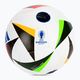 Adidas Fussballiebe Trainig Euro 2024 calcio bianco / nero / blu bagliore dimensioni 5