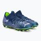 PUMA Future Pro FG/AG scarpe da calcio per bambini blu persiano/puma bianco/verde 4
