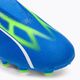 Scarpe da calcio per bambini PUMA Ultra Match LL FG/AG ultra blu/puma bianco/verde 7