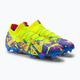 PUMA Future Ultimate Energy FG/AG scarpe da calcio da uomo ultra blu/allarme giallo/rosa luminoso 4