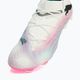 PUMA Future 7 Ultimate Low FG/AG bianco/nero/rosa avvelenata/acqua brillante/nebbia d'argento scarpe da calcio 12