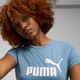 Maglietta PUMA ESS Logo Donna blu zen 5