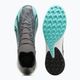 PUMA Ultra Match Rush TT scarpe da calcio grigio forte/puma bianco/electro aqua 11