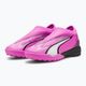 PUMA Ultra Match LL TT + Mid Jr scarpe da calcio rosa veleno/puma bianco/puma nero per bambini 10