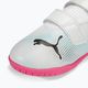 PUMA Future 7 Play IT V scarpe da calcio per bambini puma bianco/puma nero/rosa 7