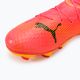 PUMA Future 7 Pro FG/AG Jr scarpe da calcio bambino sunset glow/puma nero/sun stream 7