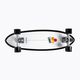 Carver C7 Raw 31.75" CI Black Beauty surfskateboard 2019 Completo bianco e nero C1013011020