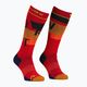 Calzini da sci da uomo ORTOVOX Freeride Long Socks Cozy cengia rossa 5