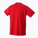 Camicia da tennis da uomo YONEX 10505 girocollo rosso chiaro 5