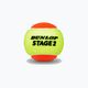 Palline da tennis Dunlop Stage 2 per bambini 60 pezzi arancio/giallo 601343 2