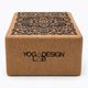 Yoga Design Lab Cork Yoga cube mandala nero 2