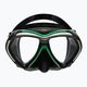TUSA Paragon maschera subacquea nera/verde 2