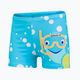 Speedo Turtle Placement, costume da bagno per bambini blu/giallo