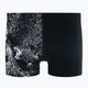 Pantaloncini da bagno Speedo Allover V-Cut da uomo, nero/grigio 2