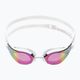 Occhiali da nuoto Speedo Fastskin Hyper Elite Mirror bianco/grigio ossido/oro rosa 2