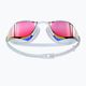 Occhiali da nuoto Speedo Fastskin Hyper Elite Mirror bianco/grigio ossido/oro rosa 8