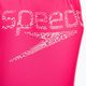 Costume intero donna Speedo Logo Deep U-Back rosa fluo 3