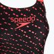 Speedo Medley Logo Medalist nero/rosso costume intero da donna 8