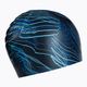 Speedo Long Hair Printed swim cap true navy/blue flame/light adriatic
