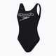 Costume intero Speedo donna Logo Deep U-Back nero/bianco 4