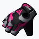 Guanti da allenamento RDX Sumblimation F6 rosa 4