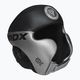 RDX L1 Mark Pro Cheek Boxing Helmet Training Head Guard argento 2