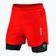 Pantaloncini da allenamento RDX T16 rosso/nero