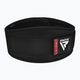 RDX Weightlifting 6" Cintura da palestra in neoprene X3 nero