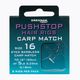 Pushstop H'rig Carp Method leader con stopper amo senza ardiglione + lenza 8 pz. chiaro HNQCMA016