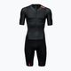 Tuta da triathlon HUUB Eternal Aero LC da uomo, colore nero/rosso