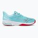 Scarpe da tennis da donna Mizuno Wave Exceed Tour 5 AC tanger turchese/fiery coral 2/bianco 2