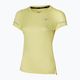 Maglietta da corsa da donna Mizuno DryAeroFlow Tee giallo lime pallido