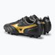 Mizuno Morelia II Club MD scarpe da calcio da uomo nero/oro/ombra scura 4