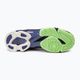 Scarpe da pallavolo da uomo Mizuno Wave Voltage blu sera/verde tech/lolite 6