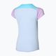 Maglietta da tennis da donna Mizuno Charge Printed Tee blu alogeno 4