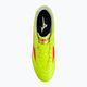 Mizuno Morelia II Club MD scarpe da calcio giallo sicurezza/fiery coral 2/galaxy silver uomo 7